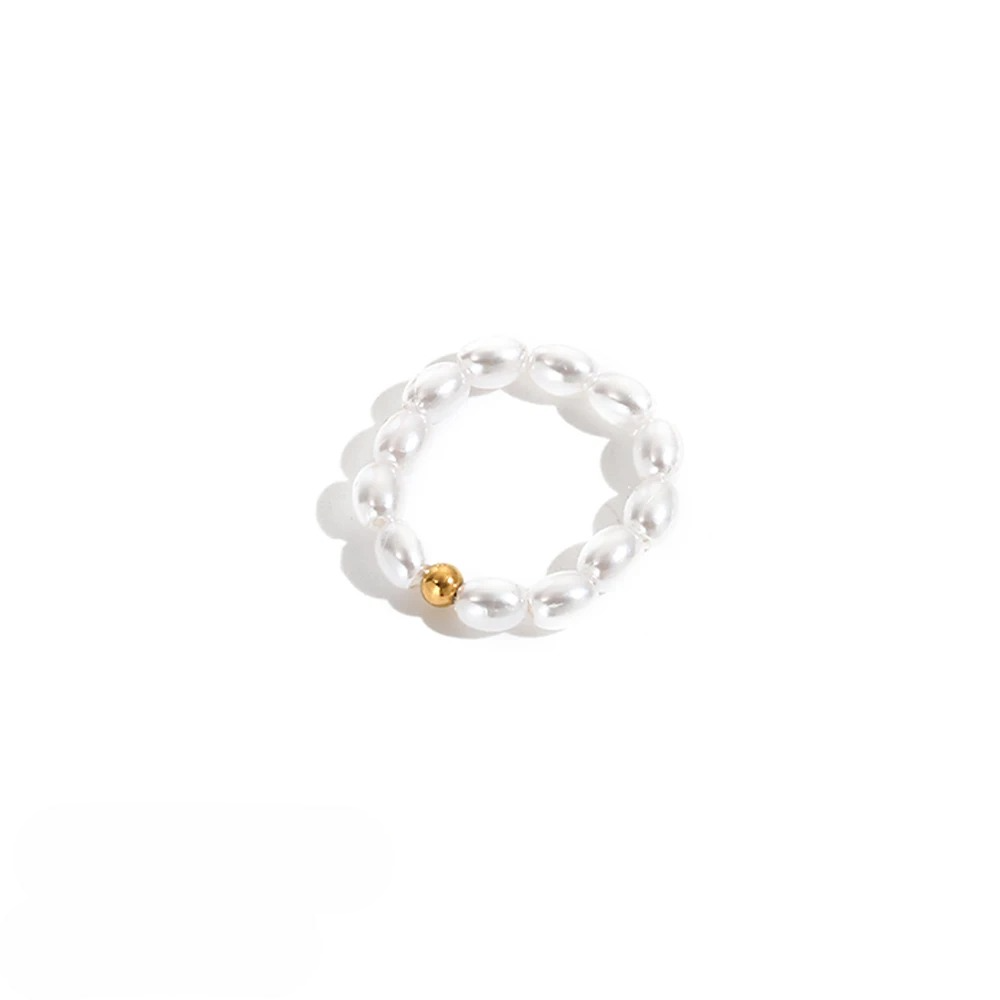 Minimalist Pearl Ring