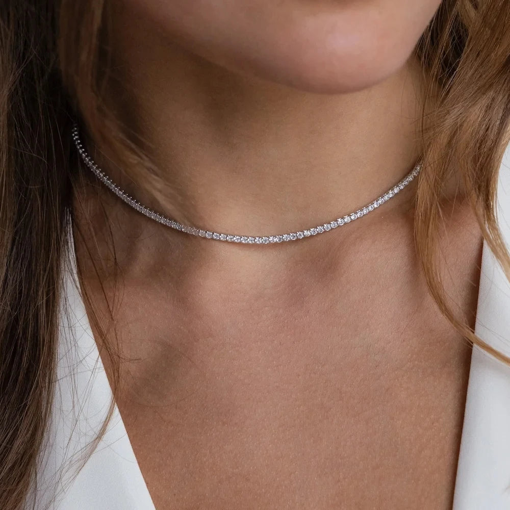 Crystal Plated Necklace