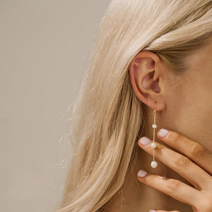 Freshwater Pearl Drop Earrings